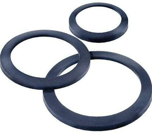 Schläfer 182510 | Guarnizione Universale 1 Sifone Lavello Cucina, Guarnizione Idraulica in Gomma Piatta, Guarnizione per Rubinetti, Sifoni, Tubi e Raccordi, Confezione da 3 Pezzi