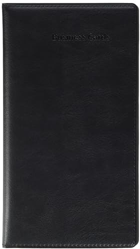 SIGEL VZ171 Visitenkarten-Mappe für 120 Karten, schwarz