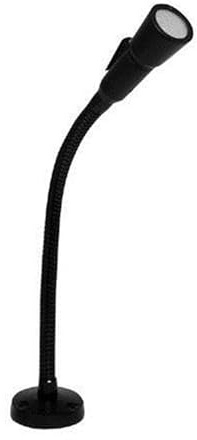 Speco Gooseneck Microphone, Black, Sz 16 1/4 in