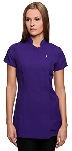 Mirabella Health & Beauty Tunique esthéticienne pour Femme modèle Freya Violet FR 36 UK 06