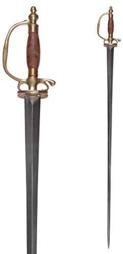 Battle-Merchant Galadegen mit Scheide, Hofdegen | Einhänder aus Stahl, Schwert Replik 18. Jh., Sammlerstück & Dekoration, Ausstellungsstück, ab 18