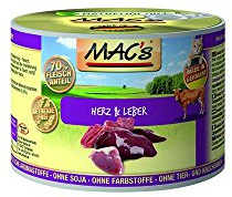 Mac's Katzenfutter getreidefrei Herz & Leber, 6 Stück X 200 g