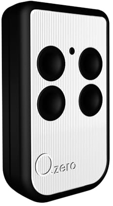 Telecomando quarzato Qzero, apricancello Sice multifrequenza da 27 a 40 mhz, radiocomando autoapprendente bianco