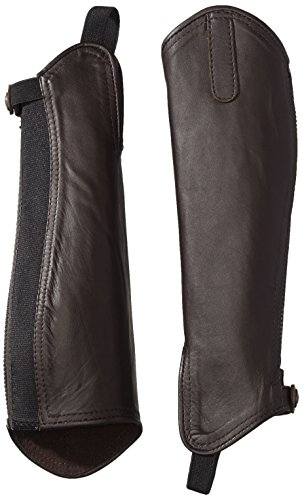 Riders Trend Kinder Reiterchaps Analine Weichem Leder Chaps/Gaiter, Amara Gefüttert, 8-Jahre