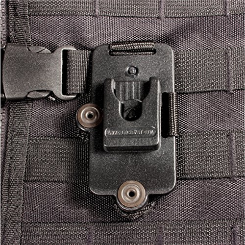 KILINO Sac de rangement utilitaire Peter Jones Retrofit Molle - Accessoire pour équipement tactique - Support - Polyester, Nylon - Bleu - Poche utilitaire - Bouton-pression