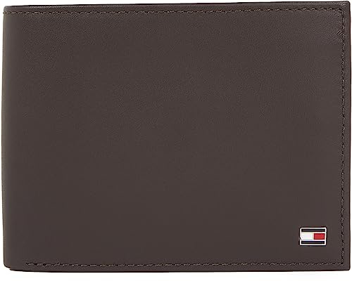 Tommy Hilfiger herrplånbok Eton med myntfack, BRUN, OS