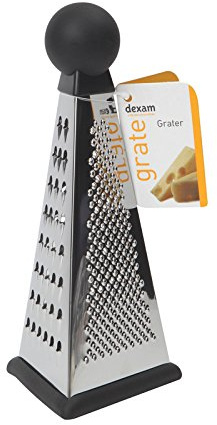 Dexam 17851108 Stainless Steel Triangular Grater, Silver