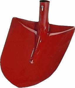 TRIUSO Schaufel, Rot, Metall, FLAT_SHOVEL