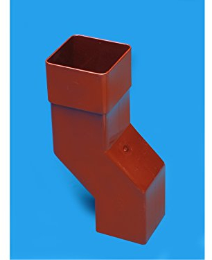 Downpipe Hepworth SP22 Square offset bianco SP22 per 65 mm quadrato downpipe grondaie
