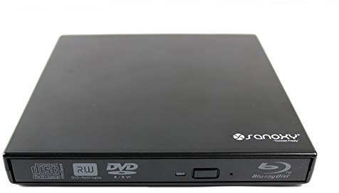 SANOXY Slim External Blu-Ray Burner with USB 2.0-BLYRY-Burn