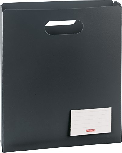 BRUNNEN Heftbox FACT!pp | A4, Füllhöhe: 50 mm, onyx