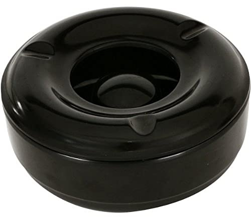 Genware AT-WIND Aschenbecher, winddicht, Melamin, Boden und Deckel, 14,6 cm