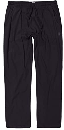 JP 1880 Pantalon de Pyjama Pur Coton Noir 5XL 708406 10-5XL
