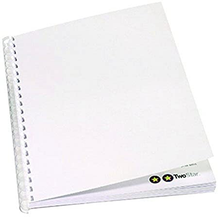 GBC Einbanddeckel (DIN A4, 220 g/m²) 50 x 2 Stück mattweiß