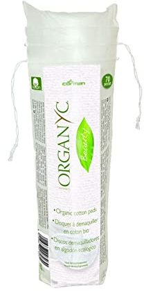 Organyc Wattepads aus 100% biologischer Baumwolle in biologisch abbaubarer Verpackung 2x 70 St. Doppelpack