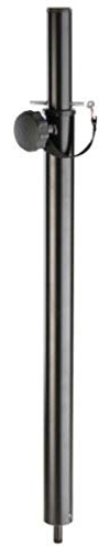 Adam Hall Stands SPS 822 - Distanzrohr M20 Gewinde, Stativstange verstellbar, Stahl, schwarz