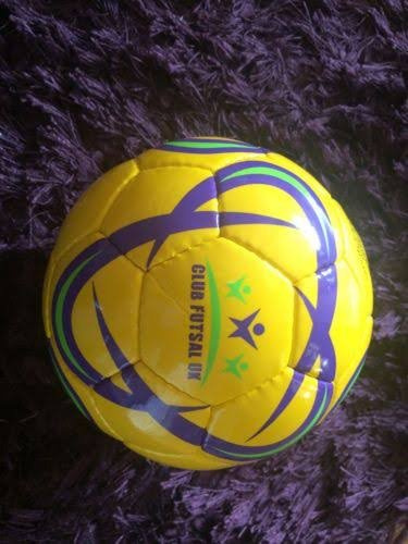 ClubFutsalUK Futsal Ball Size 2 Yellow PU Leather Match And Training Quality