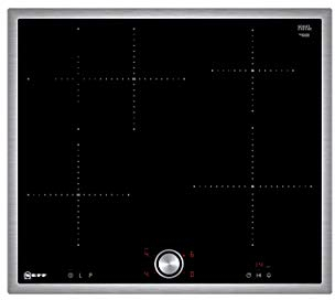 NEFF T46BT60N0 Induktionskochfeld N70, 60cm, TwistPad, Bräterzone, Glaskeramik, Edelstahlrahmen