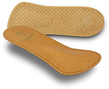 pedag Comfort Leder Einlegesohle – die extra Portion Unterstützung & Komfort für deinen Fuß | Pelotte für ausgeprägten Spreizfuß | ideal für bequeme, flache Schuhe | lindert Fußbeschwerden
