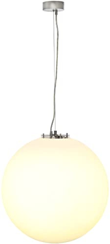SLV Pendelleuchte Rotoball | Dimmbare LED Deckenleuchte, Kugelleuchte, Hängelampe für Wohnzimmer, Bar, Esszimmer | Runde Decken-Lampe in exklusivem Kugel-Design (E27 Leuchtmittel Ø50cm)