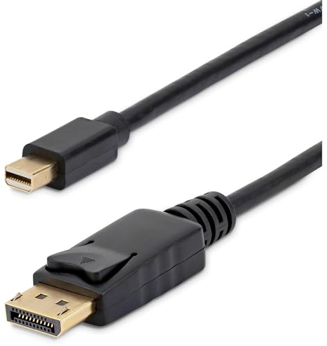 StarTech.com Cavo Mini DisplayPort a DisplayPort 1.2 da 1m - Cavo Adattatore 4K x 2K UHD Mini DisplayPort a DisplayPort - Cavo Video per Monitor Mini DP/DP - Cavo Convertitore mDP/DP (MDP2DPMM3)