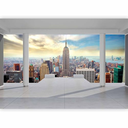 Fotomurale - Carta da parati 400x280 cm TNT Murale alla moda Decorazione da Muro XXL Poster Gigante Design Carta per Pareti Citta New York Architettura 10110904-35