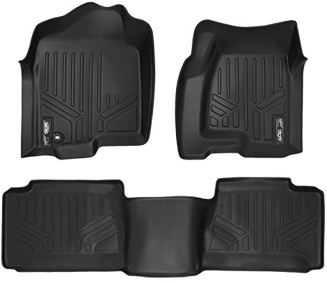MAXLINER Floor Mats 2 Row Liner Set for 1999-2006 Chevrolet Silverado 1500