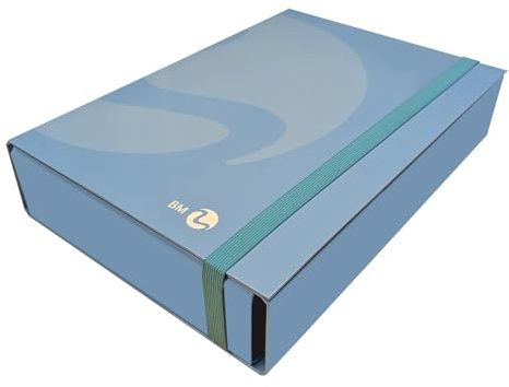 BM BeMore - Porta Documenti Color Dorso 7, 0111061 - Dimensioni 24cm x 35cm x 7cm - Copertina Rigida Pesante Plastificata Lucida - Confezione da 1 pezzo