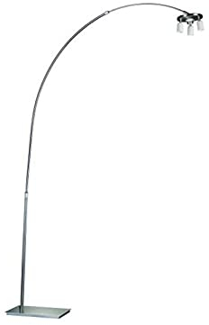 Gestell für Schirme SHINE LOFT MODULAR, höhenverstellbare Bogenlampe mit Dimmer, Fischer Leuchten