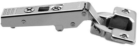 Blum Inc. 75T1550 Clip Top Full Overlay Screw-On Cabinet Door Hinges with 107-Degree Opening Angle and Self Close Function, Nickel Plated by Blum