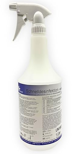 KK Schnelldesinfektion Spray Duft Neutral – Hochwirksames Desinfektionsmittel 1L Flasche für Flächen & Oberflächen – Wirksam gegen Bakterien, Viren & Pilze – Ideal für Haushalt, Praxis & Gewerbe