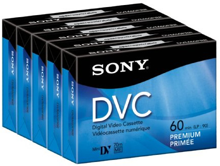 Sony 60 Minuten DVC Premium, 5 Stück