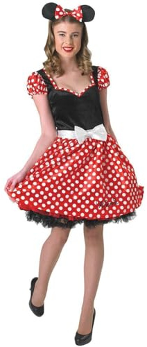 Rubie's Official Disney Minnie Mouse Sassy Ladies Costume, Adult Fancy Dress
