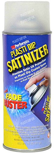 Plasti Dip Satinizer (Semi-Gloss Satin finish) with Fade Buster Spray Aerosol