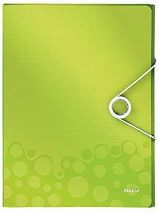 Leitz 46290064 Ablagebox WOW, A4, PP, 30 mm, grün metallic