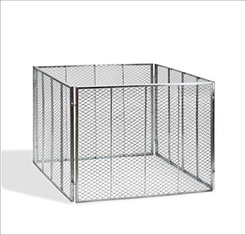 Metallkomposter - Komposter 107 x 107 x 82cm vollverzinkt