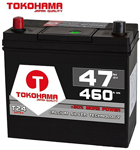 Tokohama Asia Japan Autobatterie 12V 47AH 460A/EN + Plus Pol Links 54524 45Ah