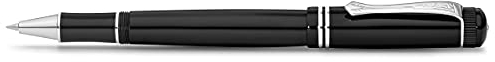 Kaweco Nostalgischer Rollerball DIA2 Chrom I Exklusiver Gel Roller mit angenehmer Mine inklusive edler Schatulle I Luxus Schreibgerät mit attraktiven Zierelementen I Chrom