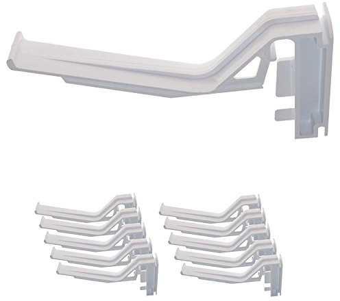 10 x White Eurocell CRS-8207 Conservatory Gutter Brackets for Eurocell Marshall Tufflex Overhead Hidden Clip