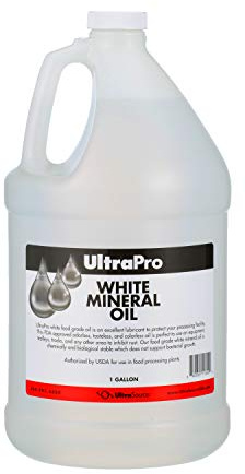UltraPro Food Grade Mineral Oil for Lubricating and Protecting Cutting Board, Butcher Block, Stainless Steel, Knife, Tool, Machine and Equipment (1 Gallon)
