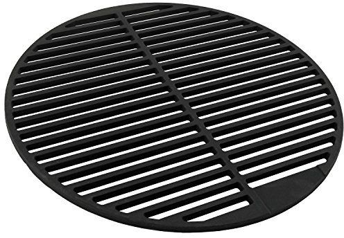 BBQ-TORO - Grille de barbecue en fonte massive et émaillée ronde, différentes tailles au choix pour barbecue au charbon de bois, barbecue à gaz et plus (diamètre de 45 cm)