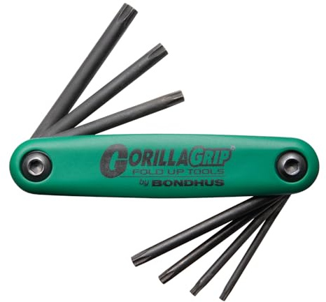 Bondhus GorillaGrip Star Tamper Resistant Klapphalter TR-TF7S, Torx, 7-teilig, 12636