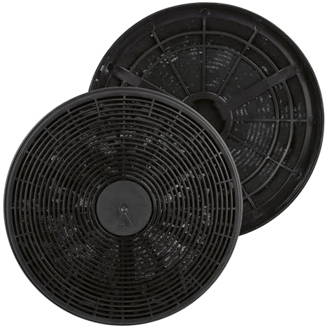 Bomann® Kohlefilter Set | Aktivkohlefilter im praktischen 2er Set | Aktivkohlefilter für Dunstabzugshauben DU 7603 G/DU 7605 G uvm. | Kohlefilter für bessere Raumluft | KF 561