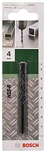 Bosch Accessories 2609255007 Foret Métal HSS-R Diamètre 4,0 Mm