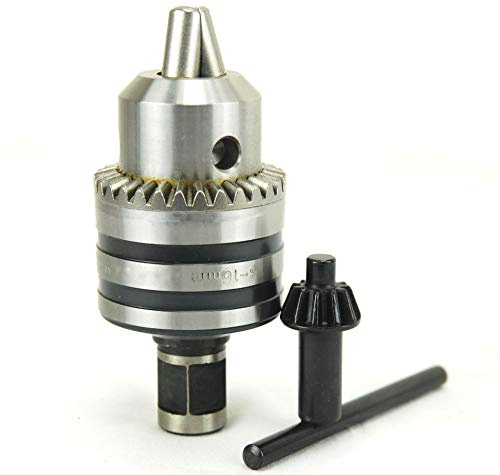 HD Mag Drill Chuck 5/8 & THREADED Weldon Shank 3/4 Adapter for Magnetic Drill - Heavy Duty by BLUEROCK Tools