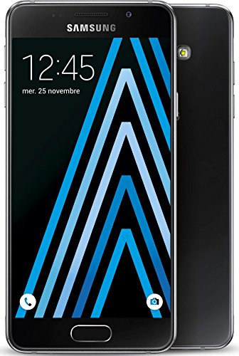 Samsung Galaxy A3 2016 Smartphone débloqué 4G (Ecran: 4,7 pouces - 16 Go - Simple Nano-SIM - Android 5.1 Lollipop) Noir
