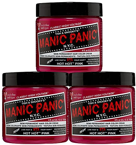 Manic Panic - Crema semipermanente para el pelo en tarro, color violeta