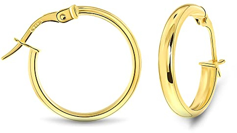 Miore Ohrringe Damen Gelbgold 9 Karat / 375 Gold Creolen