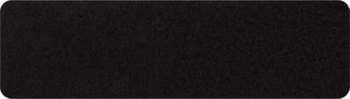 Salonloewe Zerbino lavabile, per il parcheggio delle scarpe, nero, 30 x 100 cm, sottile, tinta unita