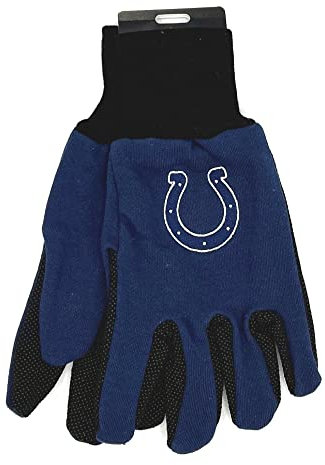 NFL tvåtonade handskar BLÅ S